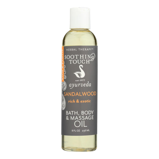 Soothing Touch Sandalwood Bath & Body Oil - 8 Oz