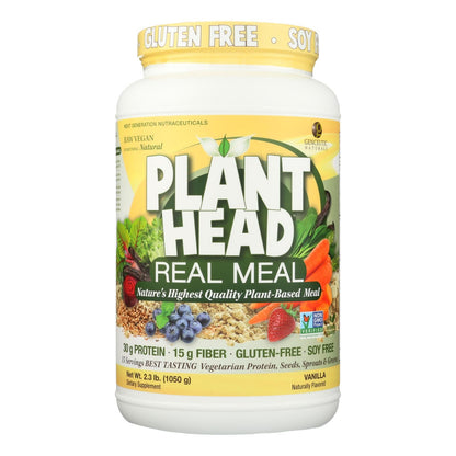 Genceutic Naturals Plant-Based Real Meal - Vanilla (2.3 Lbs)