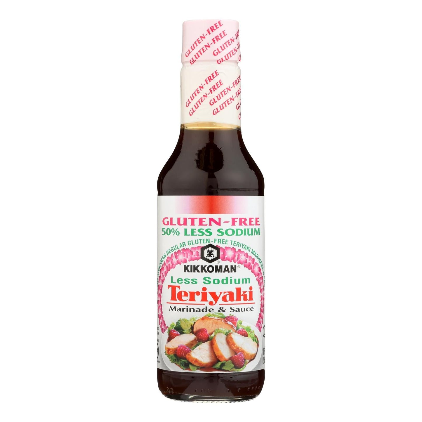 Kikkoman Less Sodium Soy Sauce, 6 x 10 Fl Oz Bottles