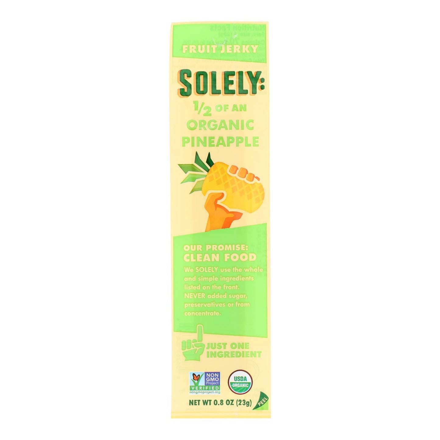 Fruity Fruit Pineapple Jerky (12-Pack, 0.8 Oz. Each)