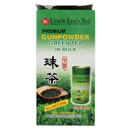 Uncle Lee's Green Tea: Premium Gunpowder Tea | 5.29 oz.