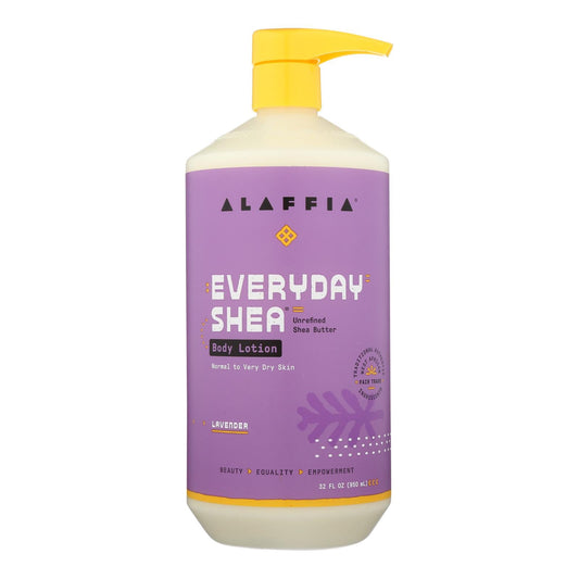 Alaffia Everyday Lavender Indulgent Body Lotion (32 Oz.)