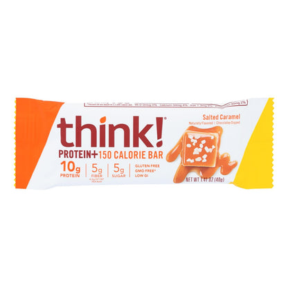 Think! ThinkThin Lean Protein & Fiber Bar, Caramel, 10 x 1.41 oz