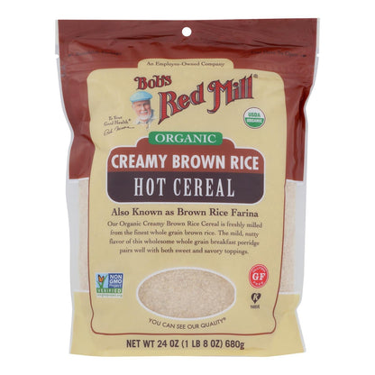 Bob's Red Mill Brown Rice Cereal, 4-24 Oz. Packs (Brown Rice, Cereal)