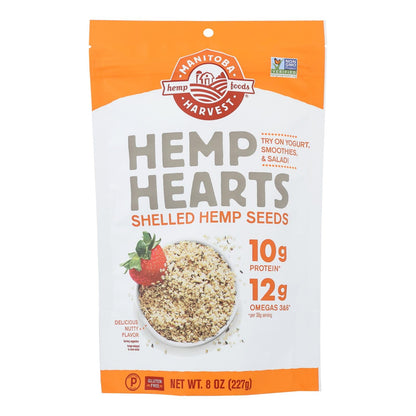 Manitoba Harvest Shelled Hemp Hearts (Pack of 8) - 8 Oz.