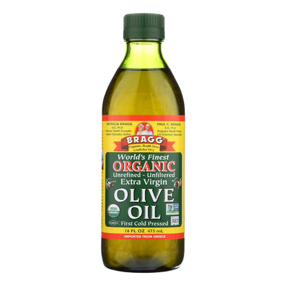 Bragg Organic Extra Virgin Olive Oil, 16 Oz (Case of 12)