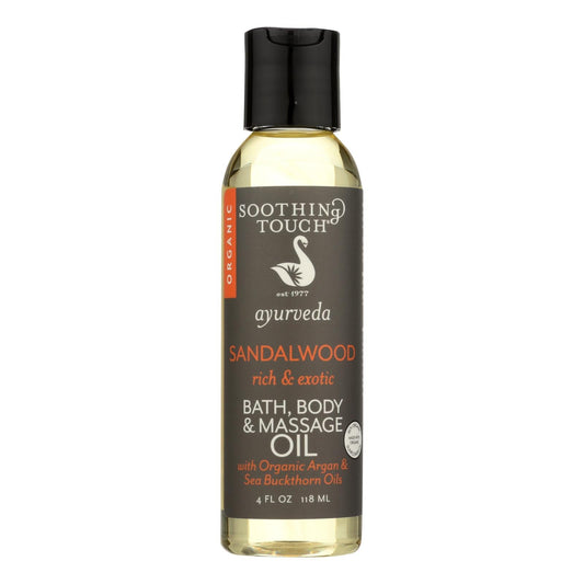 Soothing Touch Enriching Sandalwood Ayurveda Massage Oil - 4 Oz Exotic Bliss