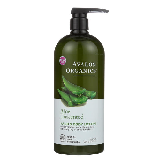 Avalon Organics Unscented Hand and Body Lotion - 32 Fl Oz