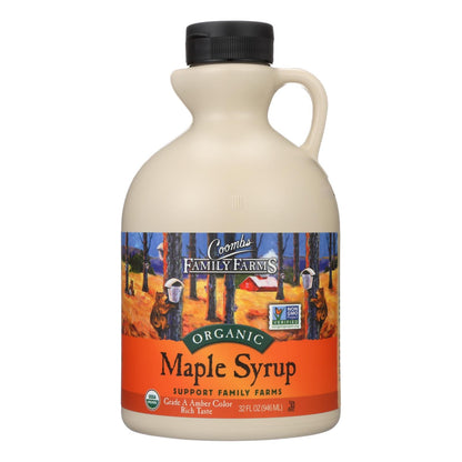 Coombs Family Farms Organic Maple Syrup: Pure Sweetness for a Healthy Life - Case of 6 - 32 fl oz