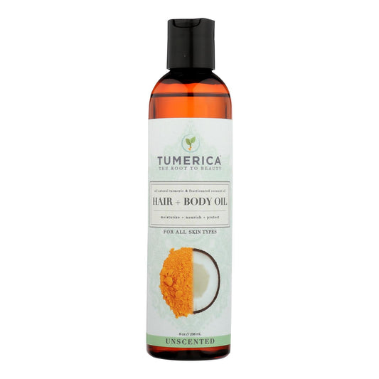 Turmeric and Coconut Nourishing Hair and Body Oil - 8 Oz
