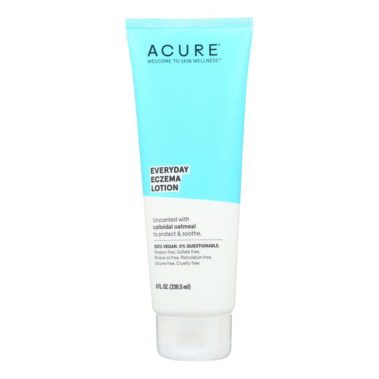 Acure Unscented Oatmeal Lotion, 8 Fl Oz: Gentle Relief for Eczema-Prone Skin