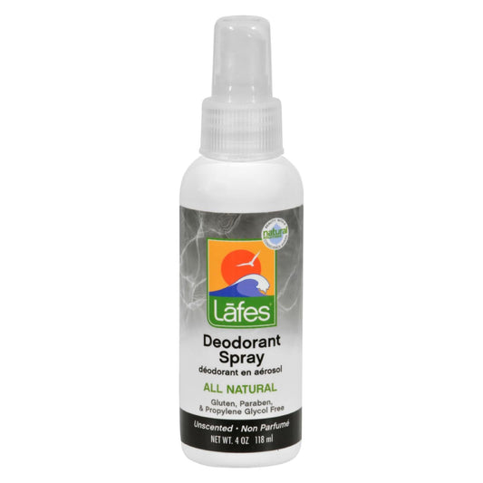 Lafe's Natural Aloe Deodorant Spray - 4 Fl Oz