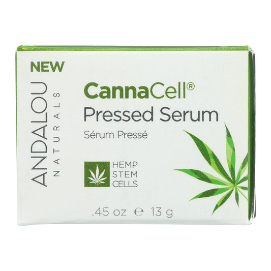 Andalou Naturals Cannacell Pressed Serum - Powerful Antioxidant Formula - 0.45 Oz