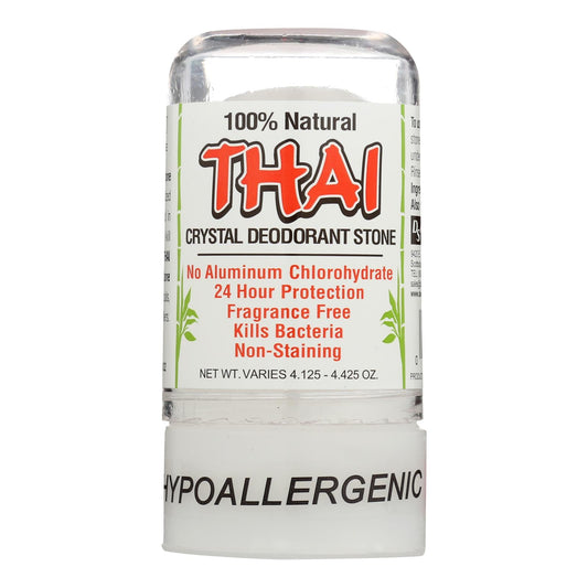 Thai Crystal Deodorant Stone - 4.25 Oz, Natural Odor Control & Deodorizing