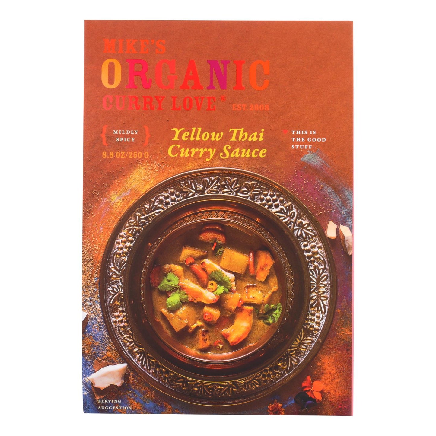 Mike's Organic Curry Love Organic Yellow Thai Curry Simmer Sauce - Pack of 6