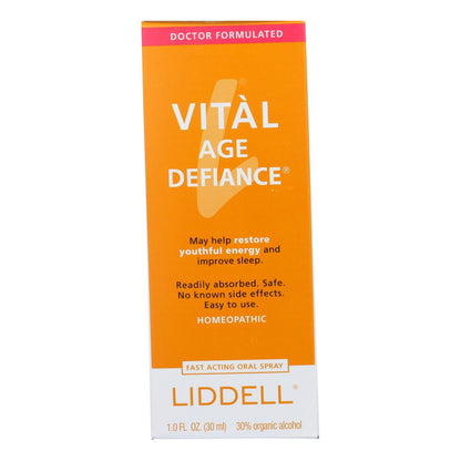 Liddell Vital Age Defiance Spray, Natural Wellness Support, 1 fl oz