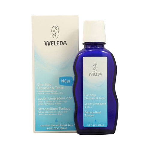 Weleda One-Step Foaming Cleanser and Hydrating Toner - 3.4 Fl Oz