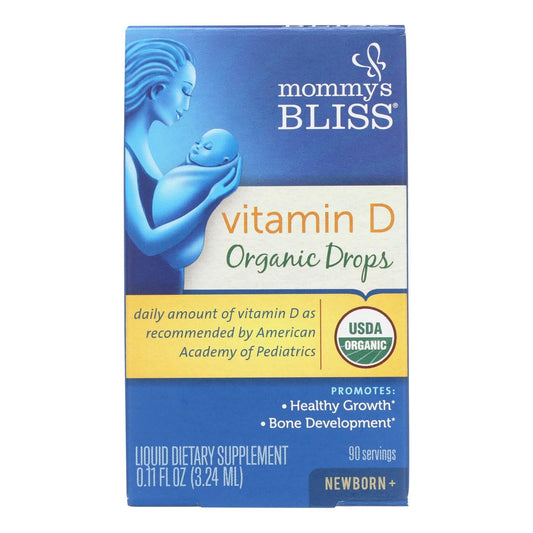 Mommy's Bliss Organic Vitamin D Drops - .11 Fl Oz.