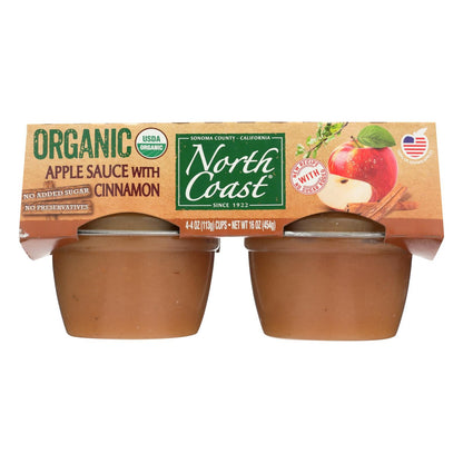 North Coast Organic Apple Sauce (Pack of 48 - 4 Oz.)
