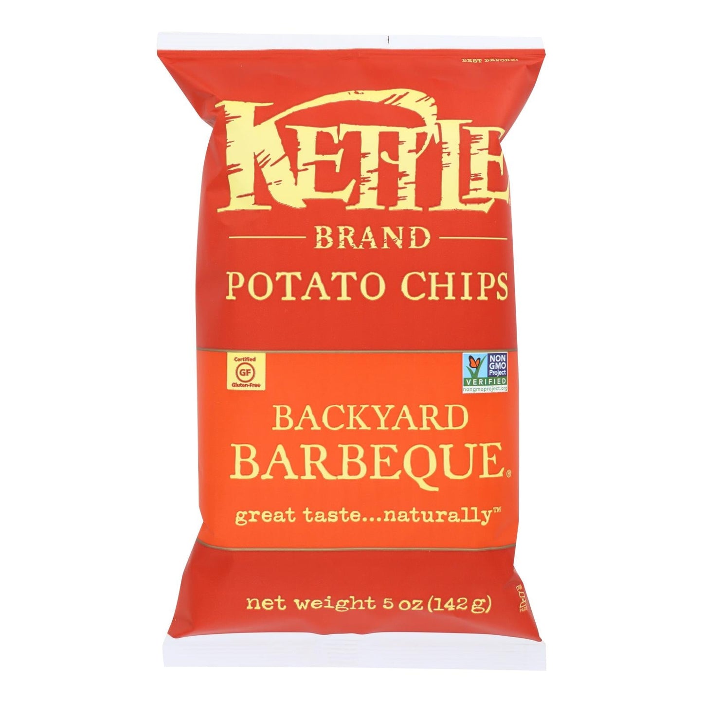 Kettle Brand Backyard Barbecue Potato Chips (5 Oz., Pack of 15)