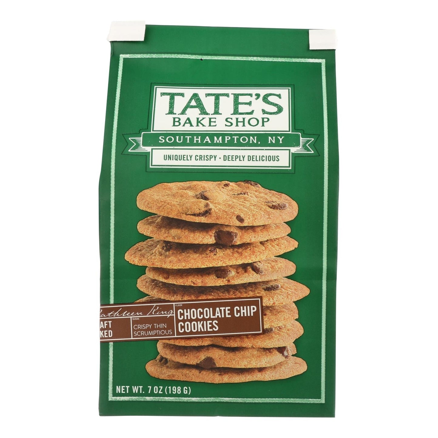 Tate's Bake Shop Gourmet Chocolate Chip Cookies, Pack of 12 — 7 oz Each