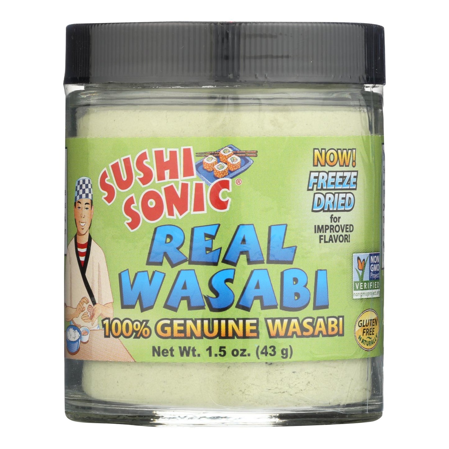 Sushi Sonic Freeze-Dried Real Wasabi (Pack of 12 - 1.5 Oz.)