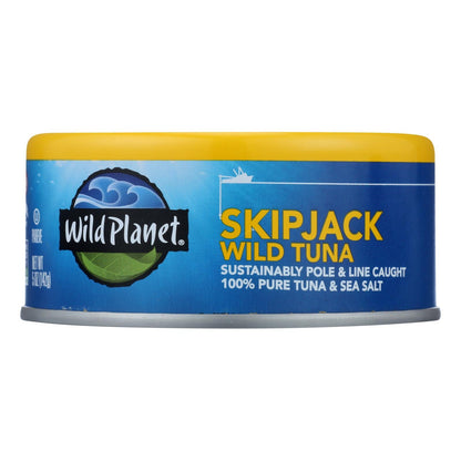 Wild Planet Wild Skipjack Light Tuna, 5 oz., Case of 12