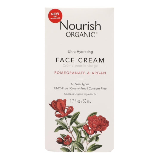 Organic Nourish Ultra-Hydrating Argan & Pomegranate Facial Cream - 1.7 Oz