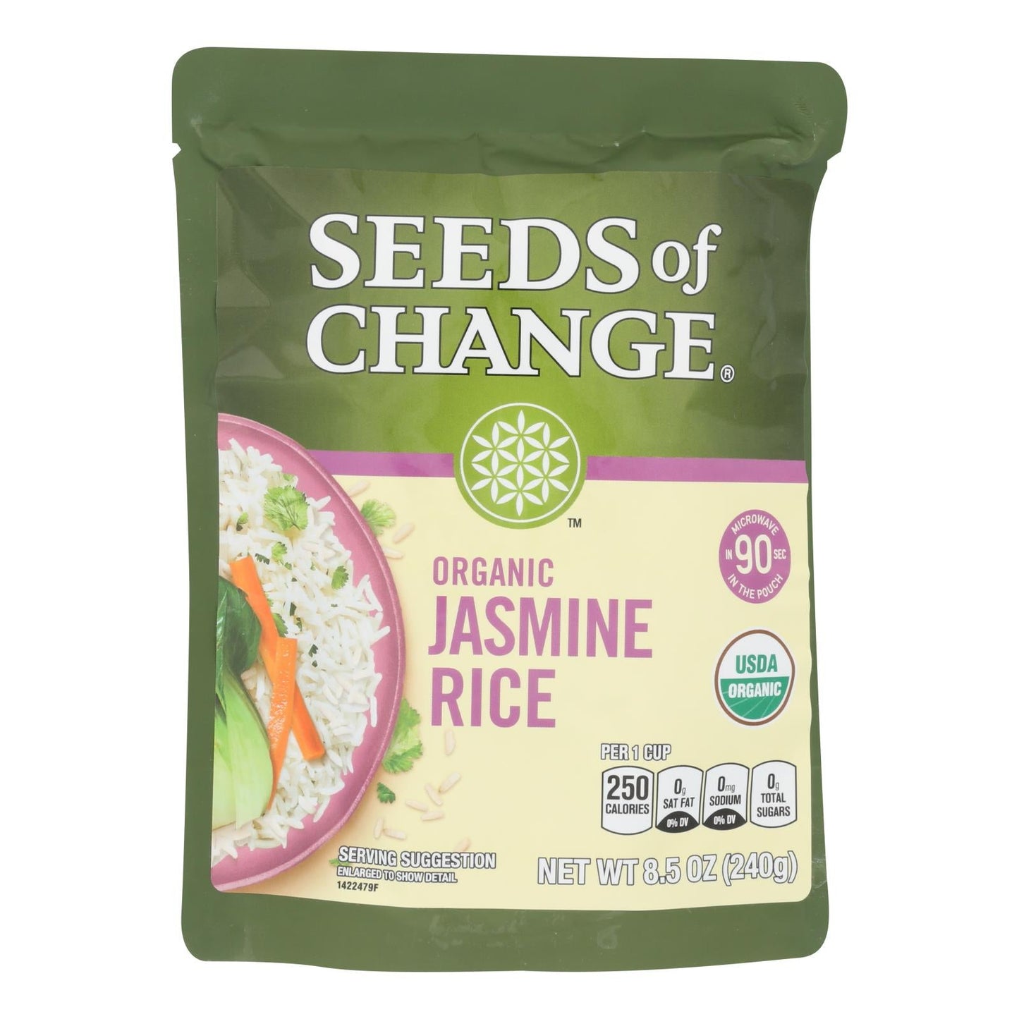 Seeds of Change Jasmine Rice, 8.5 Oz. (12 Pack)