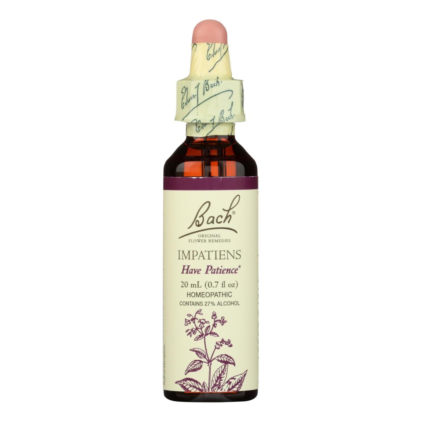 Bach Flower Remedies Impatiens Essence - 0.7 Fl Oz