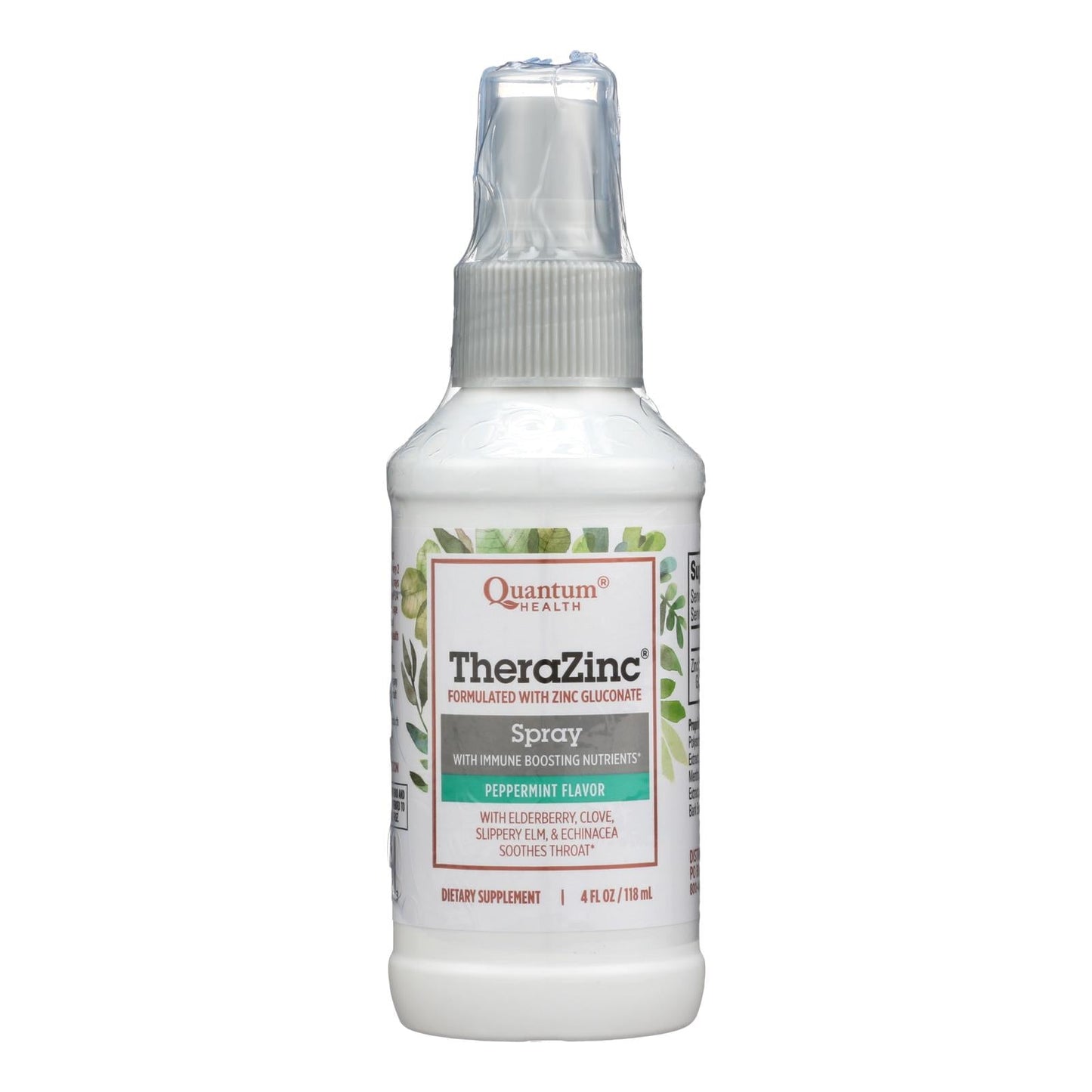 Quantum Therazinc Spray with Peppermint and Clove - 4 Fl Oz