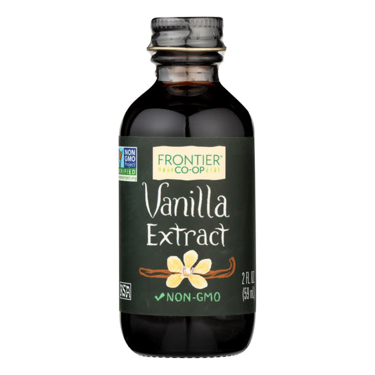Frontier Herb Vanilla Extract - Pure and Rich Flavor - 2 Oz.