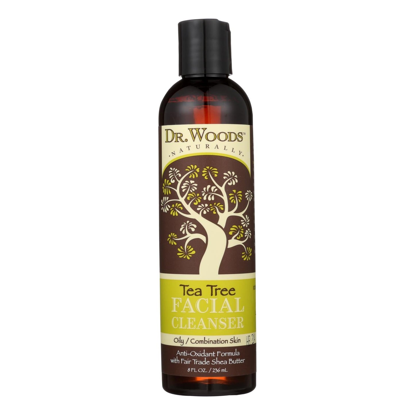Dr. Woods Tea Tree Refreshing Facial Cleanser - Deep Cleanse Formula | 8 Oz.