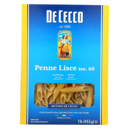 De Cecco Penne Lisce, Premium Italian Pasta, 12 Pack (16 Oz. Each)