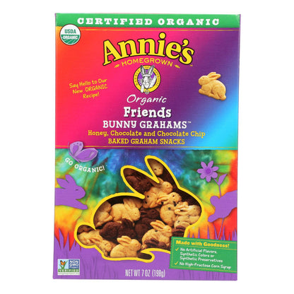 Annie's Homegrown Bunny Grahams Honey and Chocolate Chip Duo Pack (12 - 7 Oz. Pkgs.)