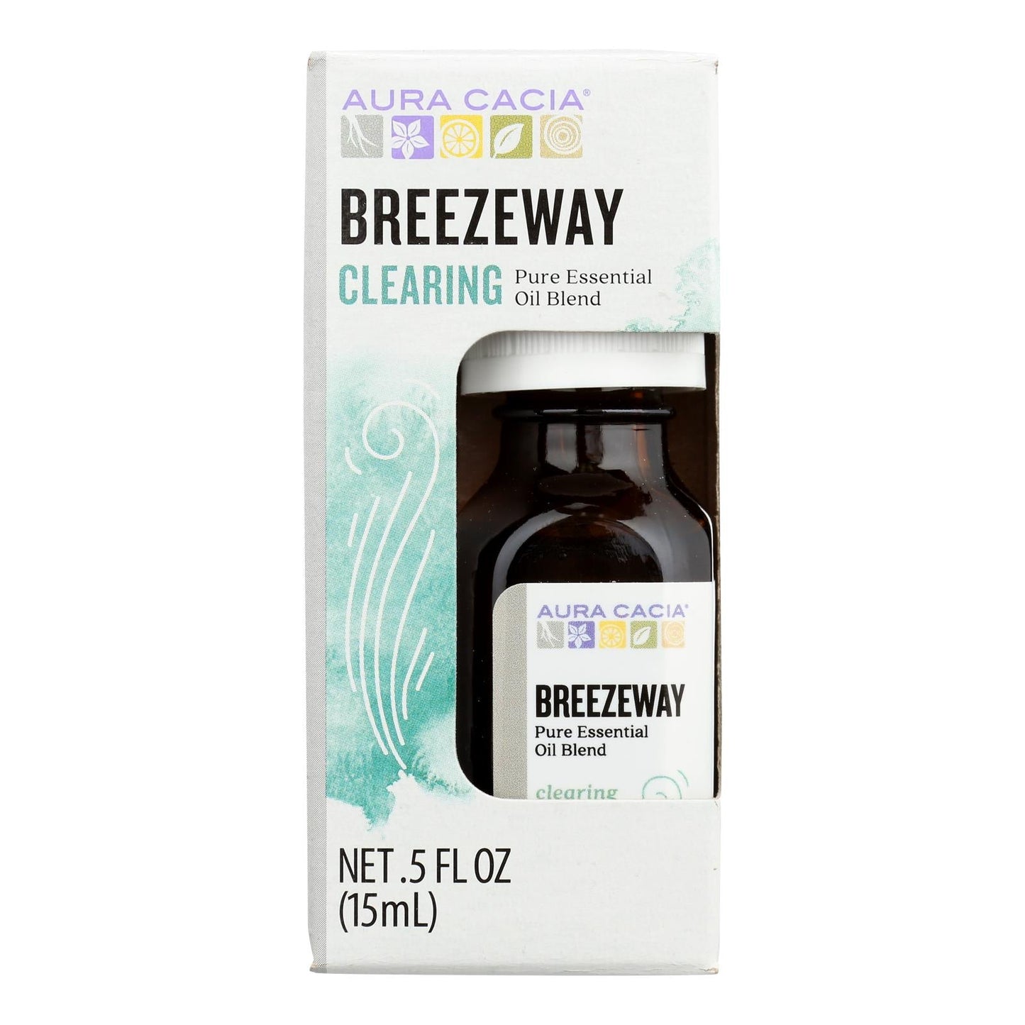 Aura Cacia Essential Oil Breezy Blend Box (Pack of 3 - 0.5 Oz)