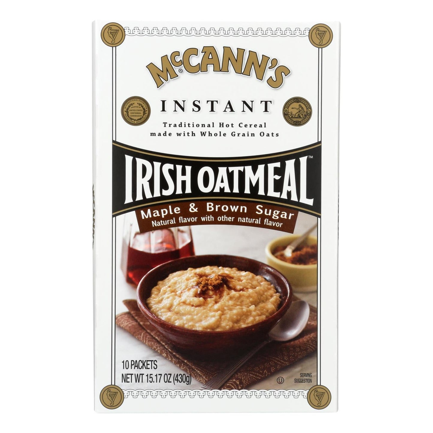 McCann's Irish Oatmeal: Maple Brown Sugar, 12 x 15.1 oz. Packs