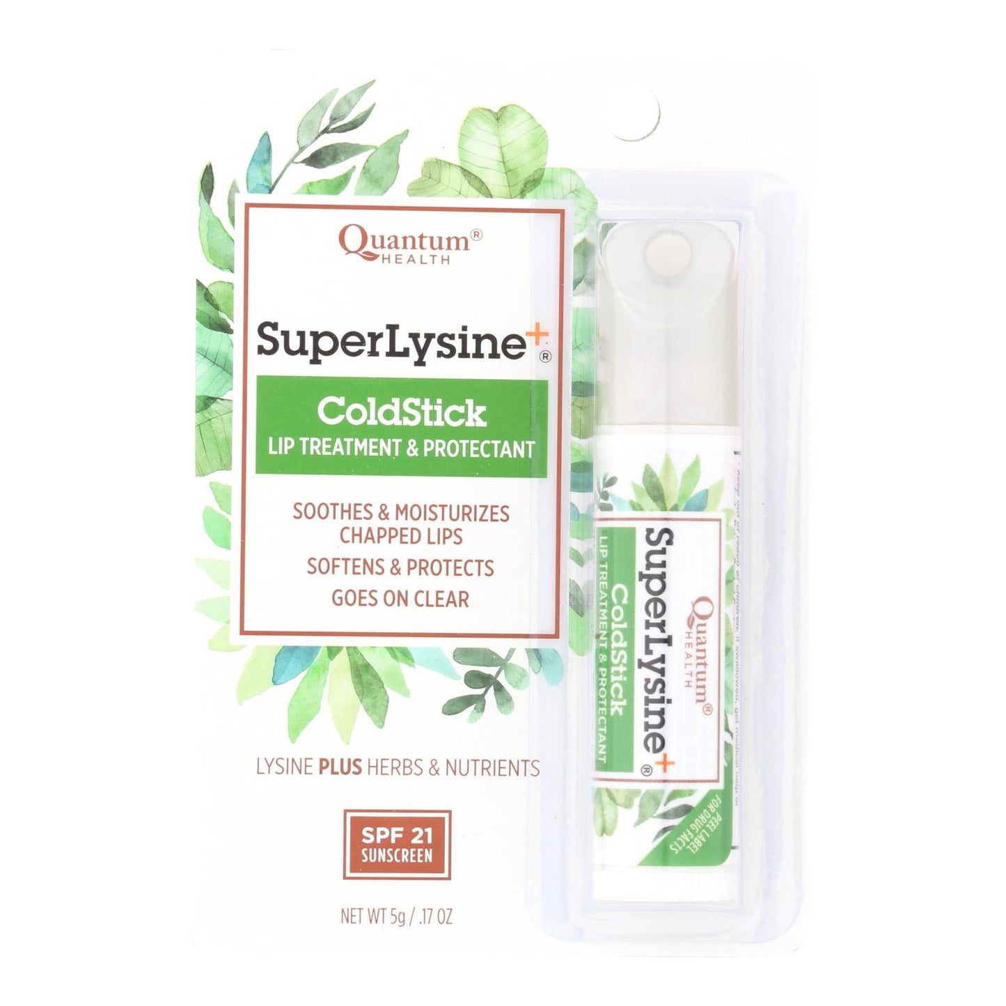 Quantum Super Lysine Lip Protector & Cold Sore Treatment - 0.18 Oz