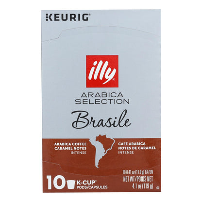Illy Caffe Coffee K-Cup (Pack of 6) Braz Arabica Select - 4.103 Oz