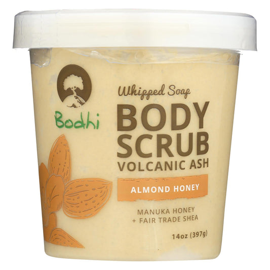Bodhi Almond Honey Exfoliating Body Scrub, Hydrating & Smoothing, 14 Oz.