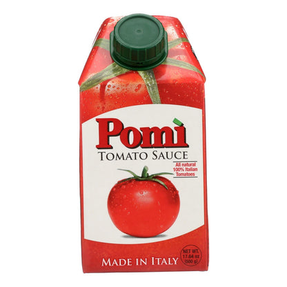 Pomi Italian Tomato Sauce, Case of 12 - 17.64 fl oz Cans