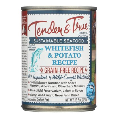 Tender & True Dog Food: Ocean Whitefish & Potato, 13.2 Oz (Pack of 12)