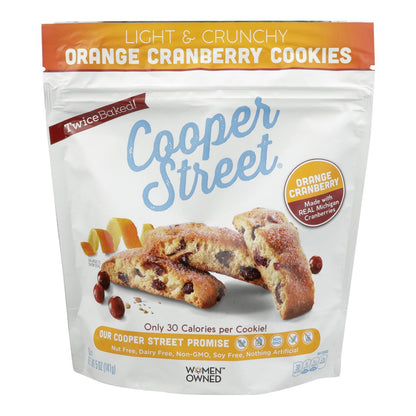 Cooper Street Cookies Orange Cranberry Delight (Pack of 6 - 5 Oz.)