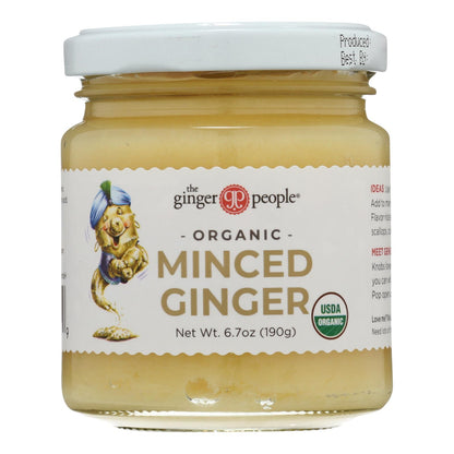 Ginger People Minced Organic Ginger, 6.7 oz, Pack of 12