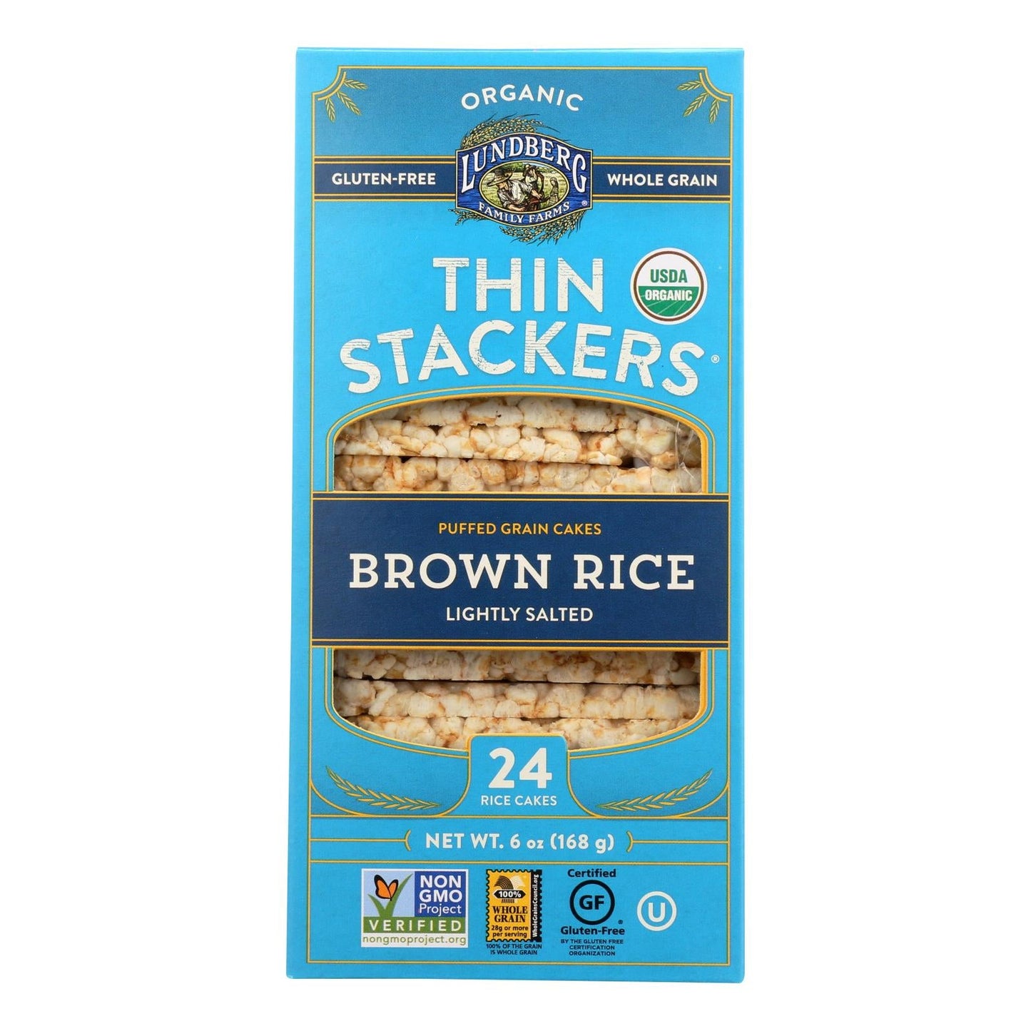 Lundberg Family Farms Brown Long Grain Rice, 6 Ounces (Pack of 6)