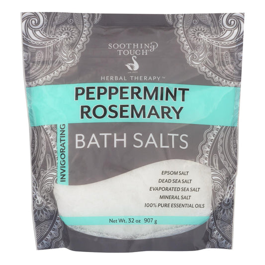 Soothing Touch Peppermint Rosemary Bath Salts, 32 Oz.