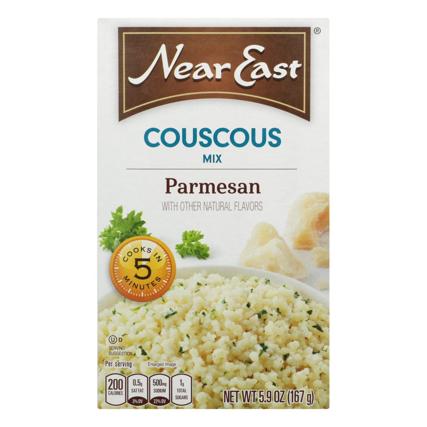 Near East Couscous Mix, Parmesan, Case of 12, 5.9 Oz