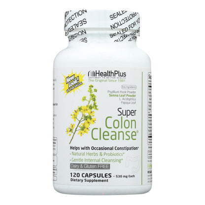 Health Plus Super Colon Cleanse 500 mg (120 Capsules)