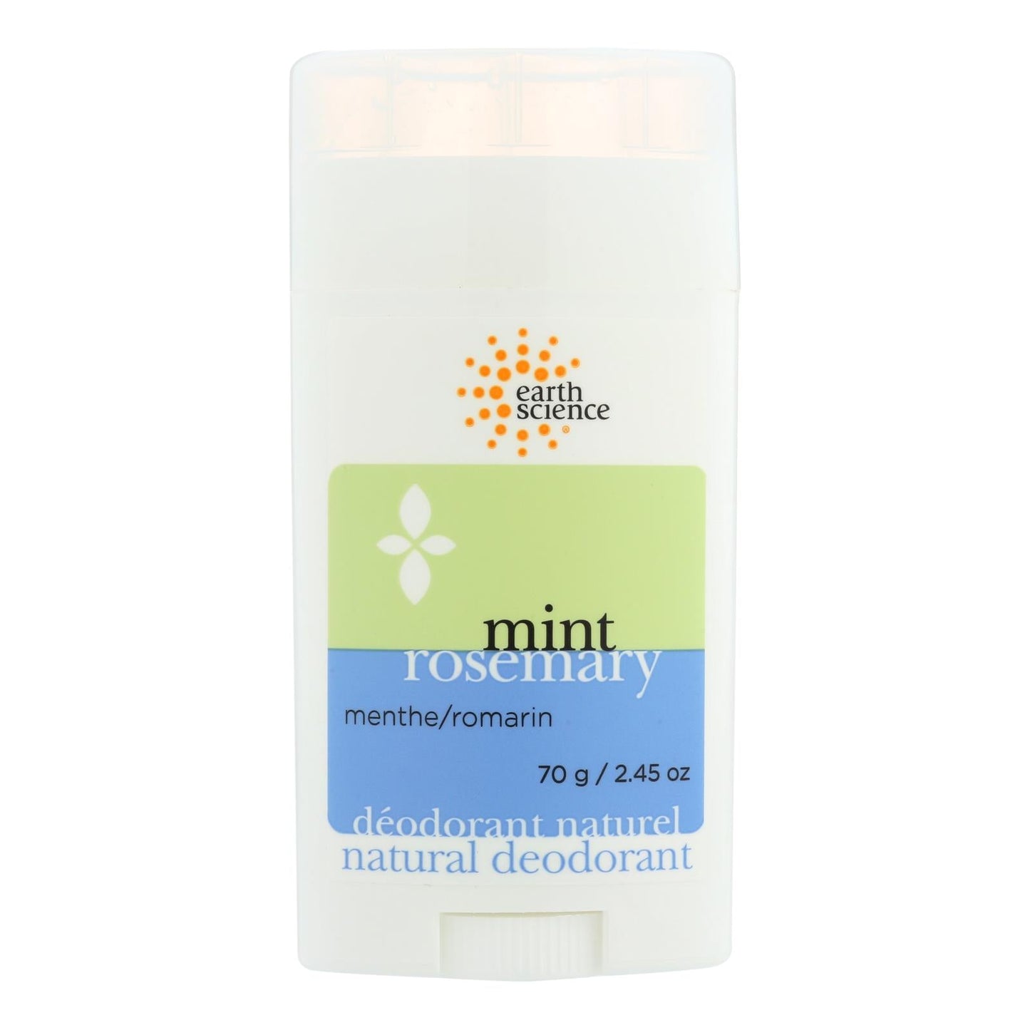 Earth Science Deodorant, Natural Mint Rosemary - 2.5 Oz