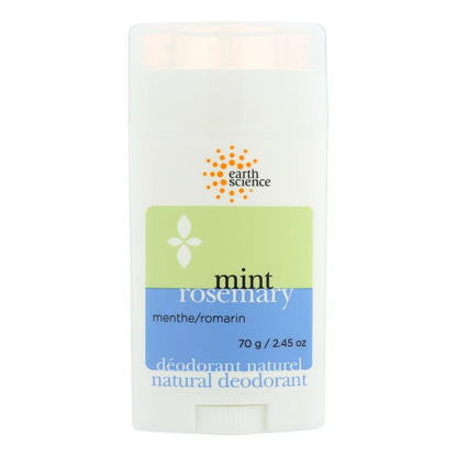 Earth Science Deodorant, Natural Mint Rosemary - 2.5 Oz